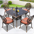 Table Set Cast Aluminium Garden Furniture